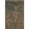 Image 2 : 18th c Retablo on tin 10"x7" - Crucifixion