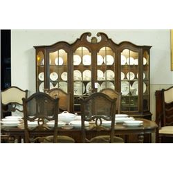 French Provincial walnut dining room set