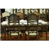 Image 3 : French Provincial walnut dining room set