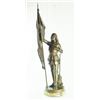 Image 2 : L. Pillet (1840-1916) Bronze statue "Joan of Arc"