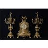 Image 1 : 3 pc French ornate bronze clock set