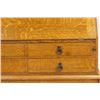 Image 4 : 19th c. English Oak Drop front secretary/ bookcase
