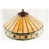 Image 2 : Antique Stained glass lamp with jewels