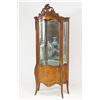 Image 1 : French Vitrine curio cabinet with inlaid wood
