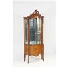 Image 3 : French Vitrine curio cabinet with inlaid wood