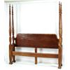 Image 1 : Carved Mahogany king or queen size 4 Poster bed