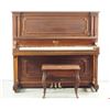 Image 2 : Antique Weber NY upright piano with bench