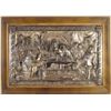 Image 1 : Silver overlay embossed 18"x27.5"The Last Super"