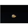 Image 5 : 14kt Gold diamond ring - 8 gms w round cut