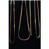 Image 5 : Three 14kt gold herringbone necklaces - 1 Omega