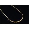 Image 6 : Three 14kt gold herringbone necklaces - 1 Omega