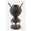 Image 1 : Japanese patinated bronze incense footed vase