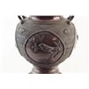 Image 4 : Japanese patinated bronze incense footed vase
