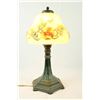 Image 3 : Puffy 14" antique lamp with patinated base