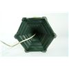 Image 9 : Puffy 14" antique lamp with patinated base
