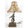 Image 1 : Pirate or Buccaneer lamp with silk shade