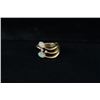 Image 3 : 14kt (2) Opals & diamonds ring