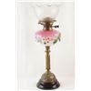 Image 1 : Kerosene lamp w pressed glass shade