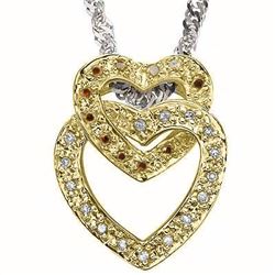 Diamond & Solid Gold Pendant