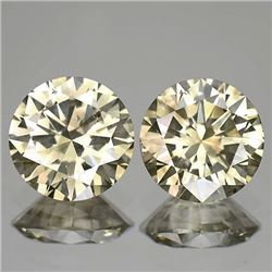Natural Champagne Diamond Matching Pair 1.40 cts
