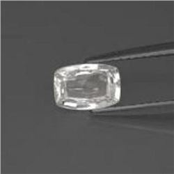 Natural White Sapphire 4.09 carats - no Treatment