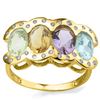 Image 1 : Multi Gemstone & Diamond Ring