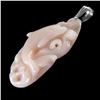 Image 2 : Natural Stone Opal Hand carved Pendant