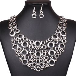 Cocktail Party Nightclub Necklace Earring Set