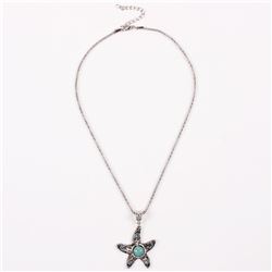 Starfish sea star pendant necklace
