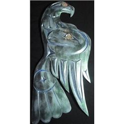 West Coast Native Eagle with Salmon Spirit