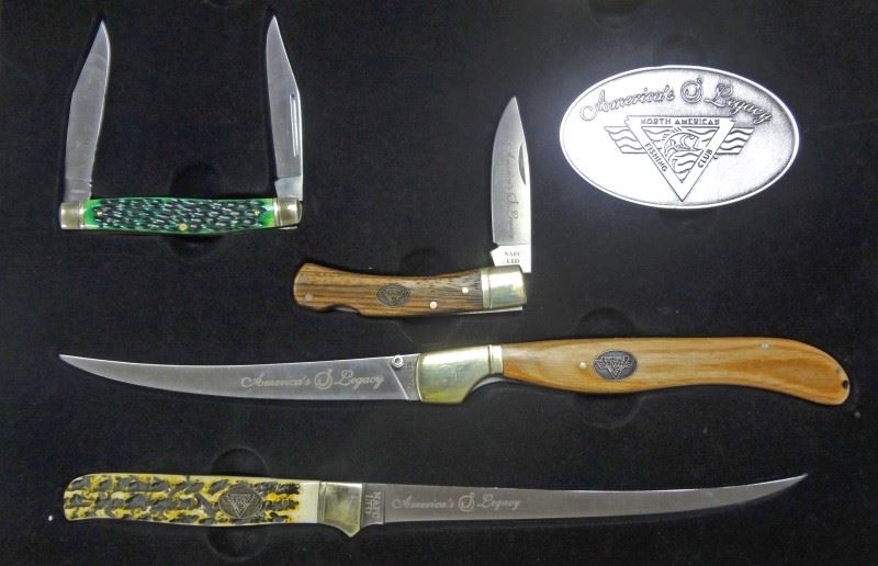 North American Fishing Club "America's LEgacy" Knives Set