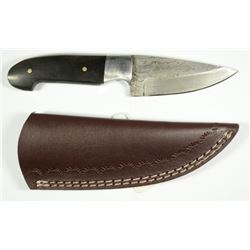 6.5 Inch Ladder Pattern Genuine Grade Damascus Steel Hunting Knife/Skinner