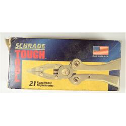 Schrade Multi-Tool New w/ Lifetime Warranty and Dbl Thick leather pouch