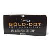 Image 2 : 1 box speer gold Dot .45 ACP 200 Gr. HP