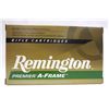 Image 1 : 1 box Remington Premier A-Frame 20 Centerfire Rifle Cartridges