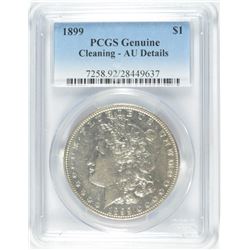 1899 MORGAN DOLLAR PCGS AU DETAILS