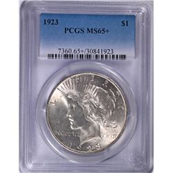 1923 PEACE DOLLAR PCGS MS-65+