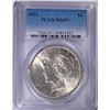 Image 1 : 1923 PEACE DOLLAR PCGS MS-65+