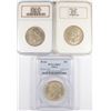 Image 1 : SET OF 1936 P,D,S BOONE COMMEN HALF DOLLAR'S NGC/PCGS MS-65'S