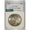 Image 1 : 1922-S PEACE SILVER DOLLAR, PCI MS-65 GEM WHITE, RARE!!