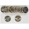 Image 1 : ORIGINAL GEM BU ROLL OF 1958-D FRANKLIN HALF DOLLARS