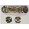 Image 1 : GEM BU ROLL OF ( 10 ) 1962-D AND ( 10 ) 1963 FRANKLIN HALF DOLLARS