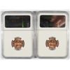 Image 2 : LOT OF ( 2 ) 1973-S LINCOLN CENTS, NGC MS-66 RED, NGC PRICE GUIDE=$325.00 EACH