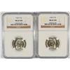 Image 1 : LOT OF ( 2 ) 1943-P JEFFERSON NICKELS, NGC MS-65 FULL STEPS