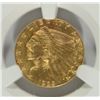 Image 2 : 1929 $2.50 INDIAN GOLD, NGC MS-63 NICE!