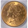 Image 2 : 1904 $20.00 GOLD PCGS MS-63+  NICE!!