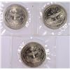 Image 2 : 3- 1989 1ST MEN ON THE MOON COMMEM COINS MARSHALL ISLANDS