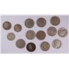 Image 1 : COLLECTORS LOT: 1865 3 CENT, 1899 DIME, 1901 CENT, 7- BUFFALOS & 4- "V" NICKELS