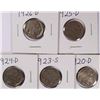 Image 1 : 1920-D, 1923-S, 1924-D, 1925-D, 1926-D BUFFALO NICKELS, NICE VG/FINE