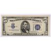 Image 1 : 1934 $5.00 SILVER CERTIFICATE AU - NICE
